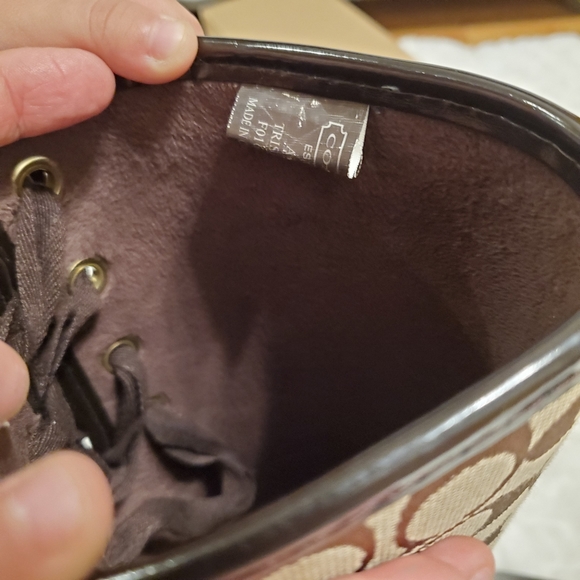 Coach Signature Snow Rain Boots - Picture 7 of 9